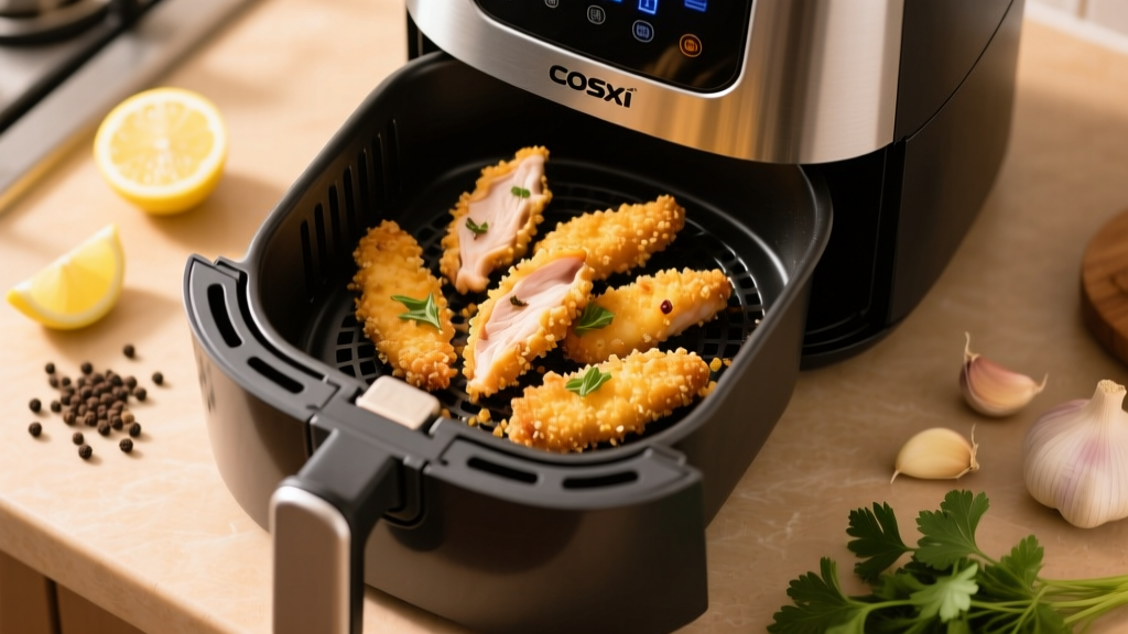 Perfect Chicken Strips in a Cosori Air Fryer (Crispy & Safe)