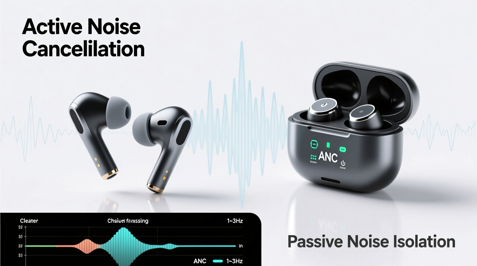 noise isolating earbuds vs noise cancelling which blocks chatter best