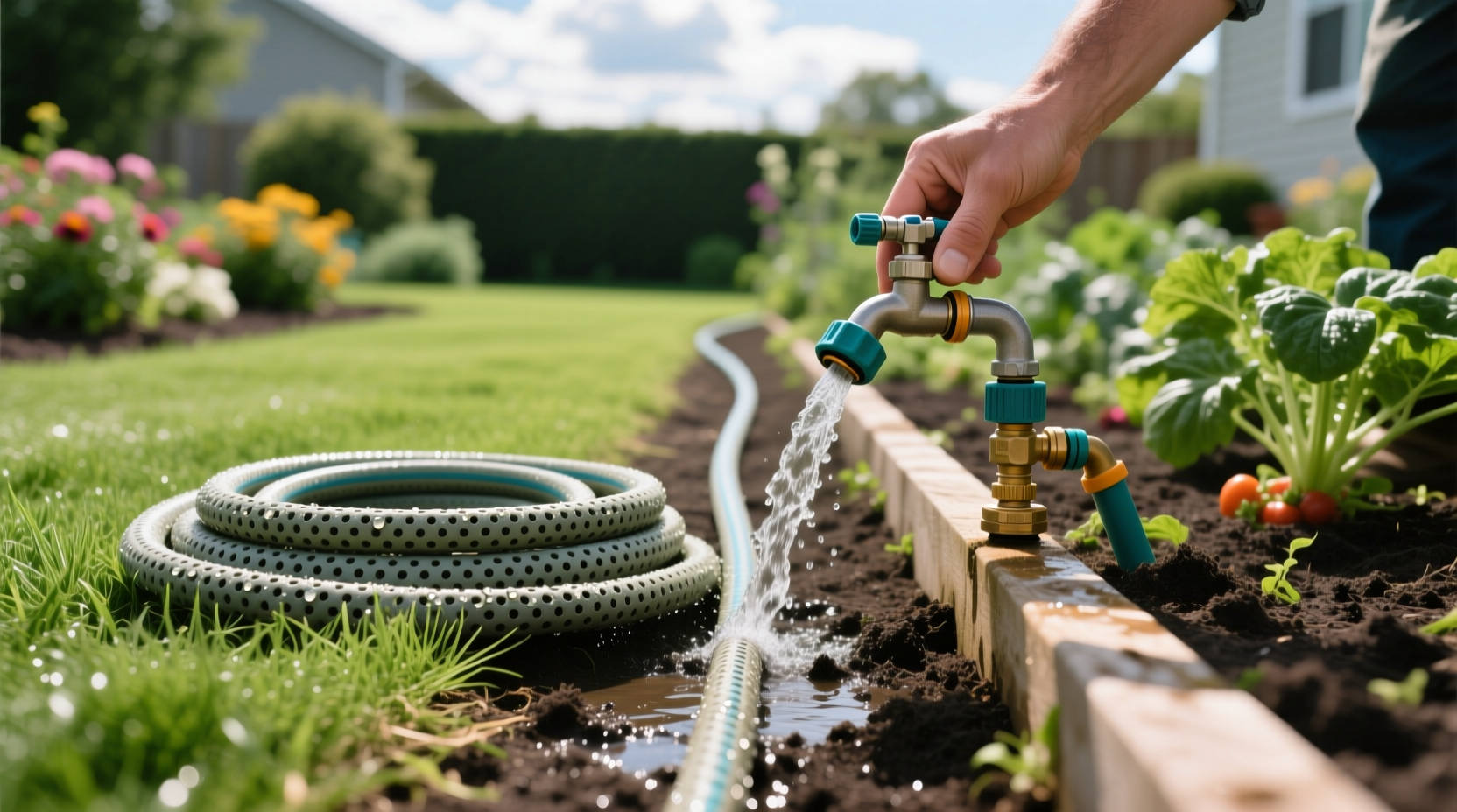 how to use a soaker hose