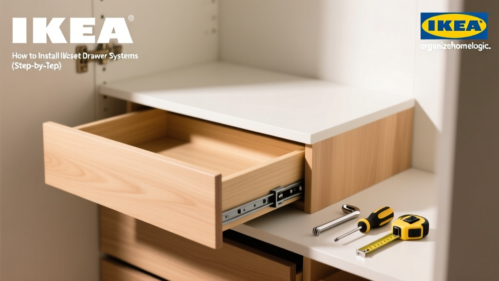 How to Install IKEA Closet Drawer Systems (Step-by-Step)