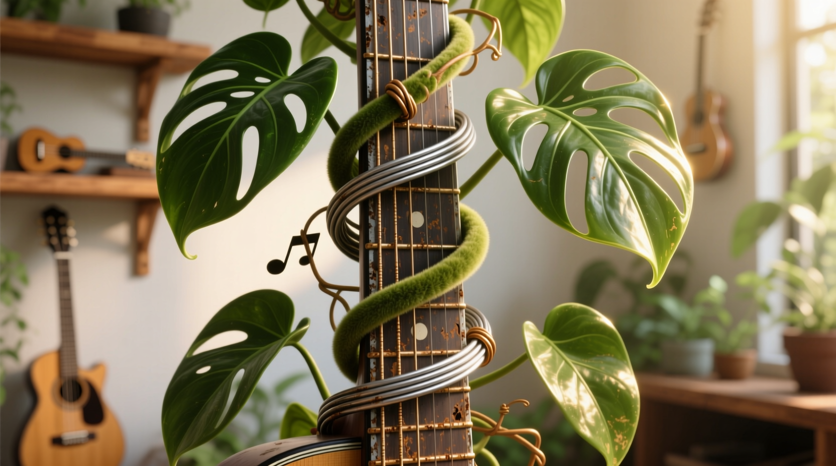 plant care life tips guitar strings for philodendrons