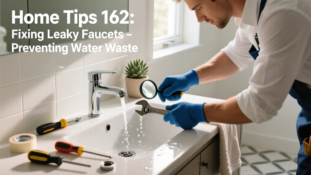 Home Tips 162: Fixing Leaky Faucets & Preventing Water Waste