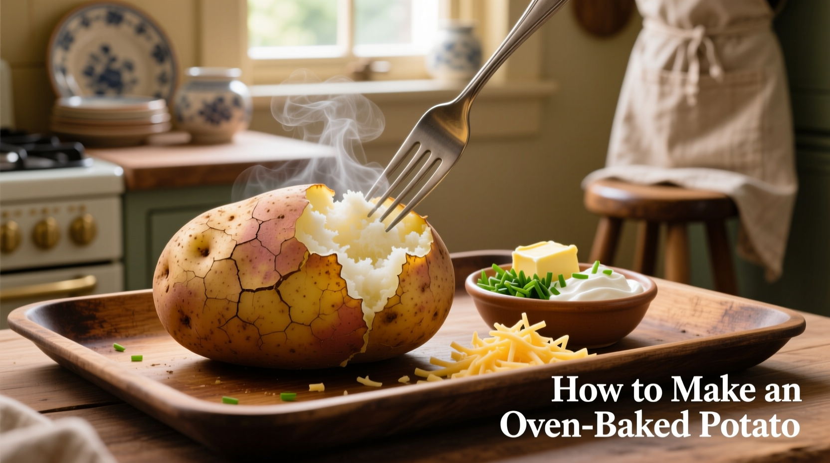 Perfect Oven Baked Potato: Crispy Skin, Fluffy Interior