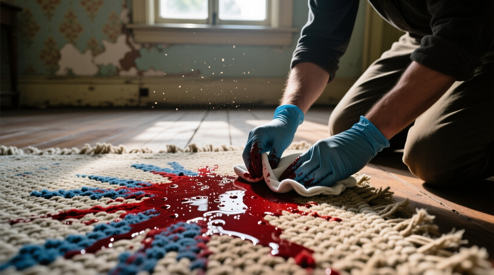 get paint out of carpet