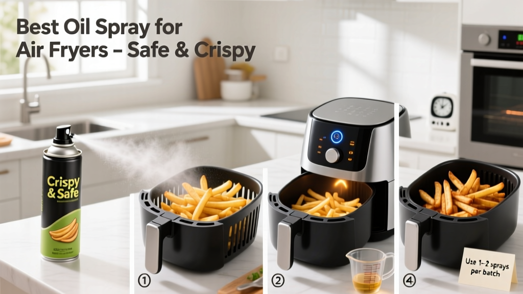Best Oil Spray for Air Fryers (Safe & Crispy!)