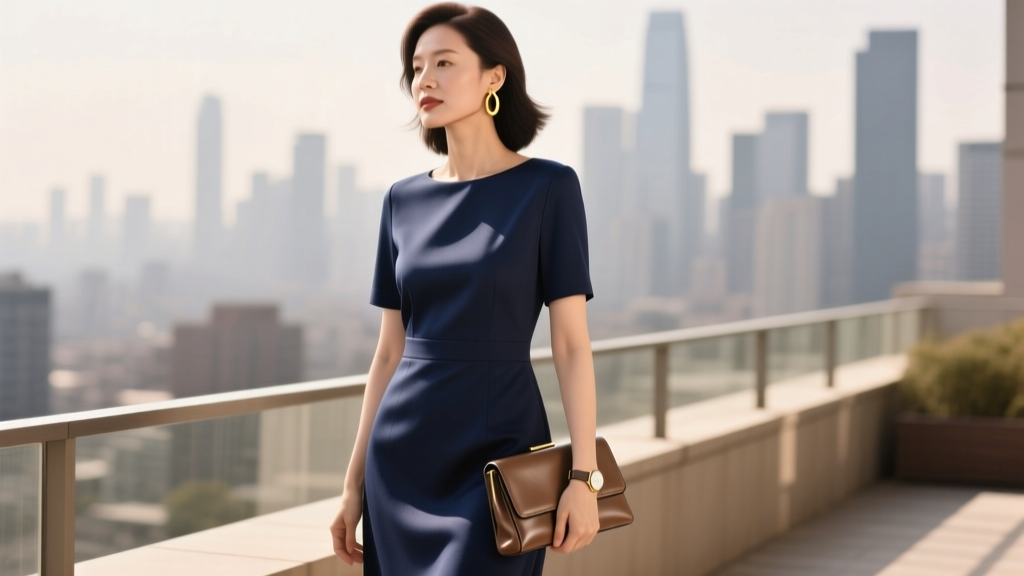 How to Style a Navy Dress for a Wedding