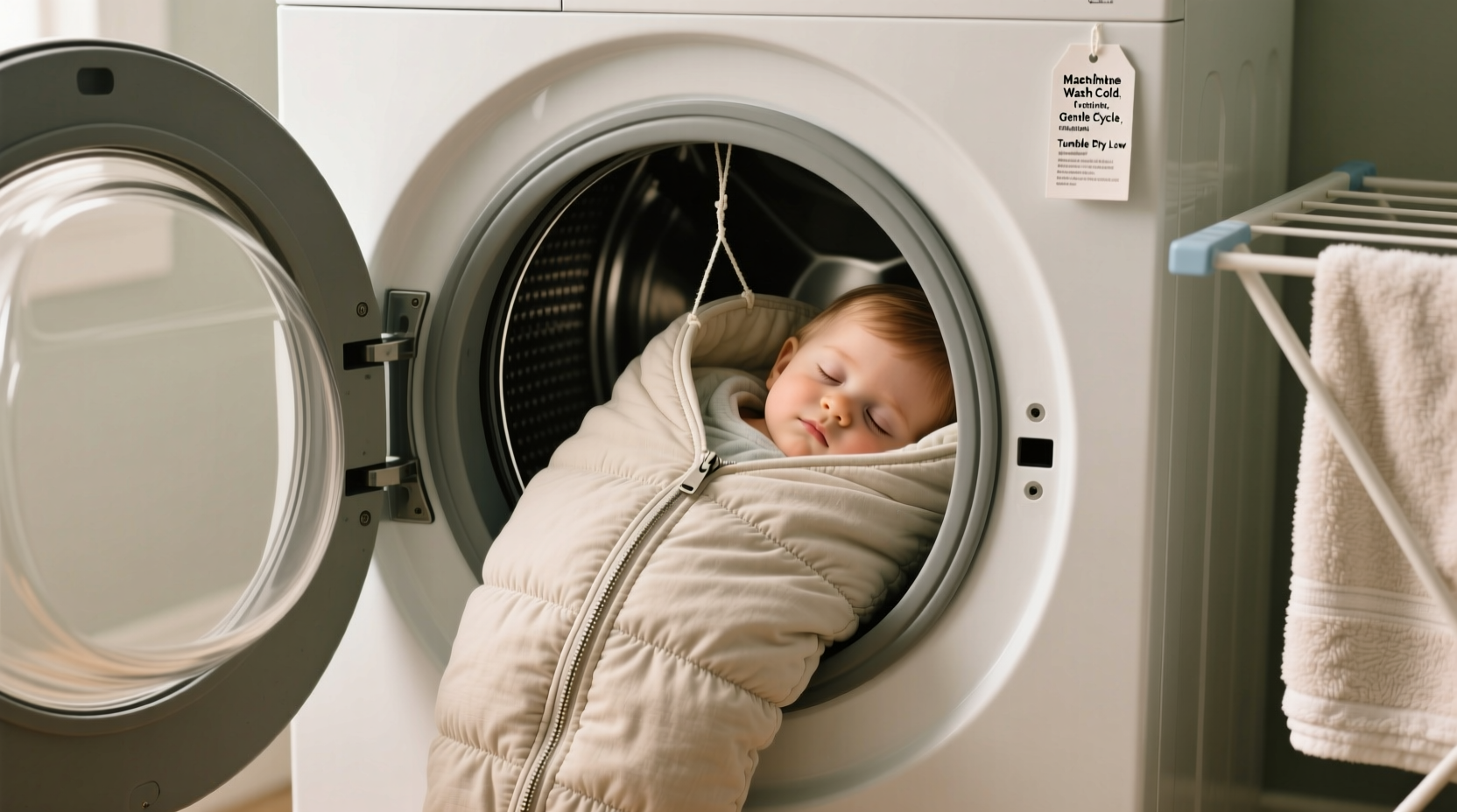 how to wash weighted sleep sacks safely