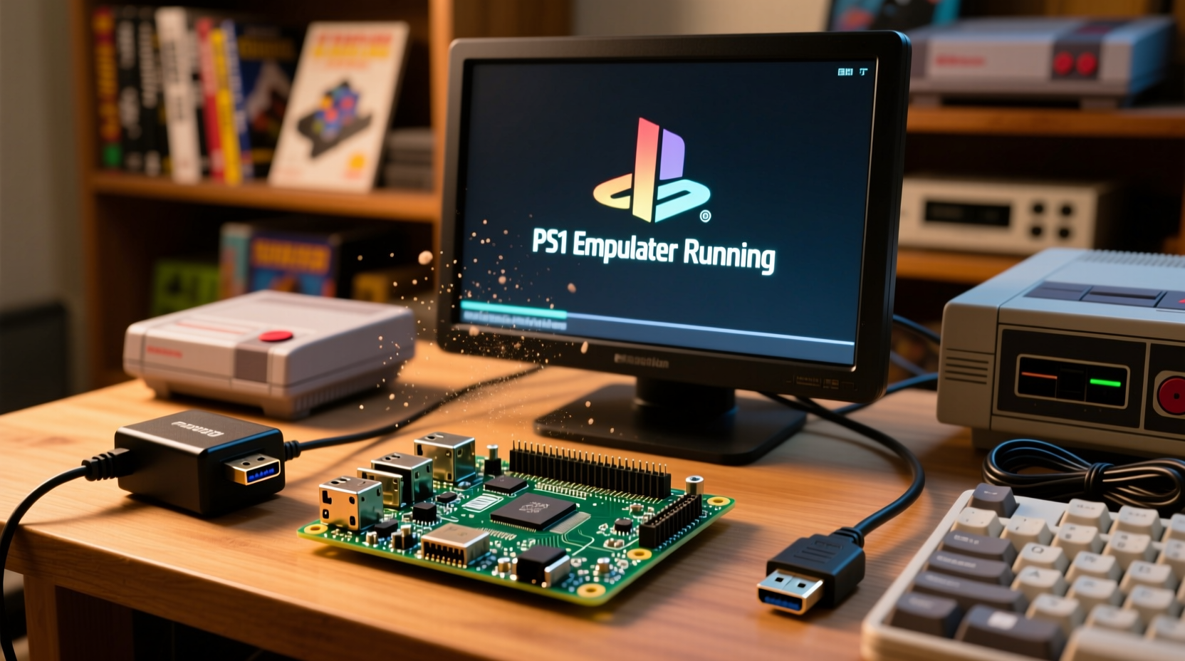 get a ps1 emulator up and running on a raspberry pi 2