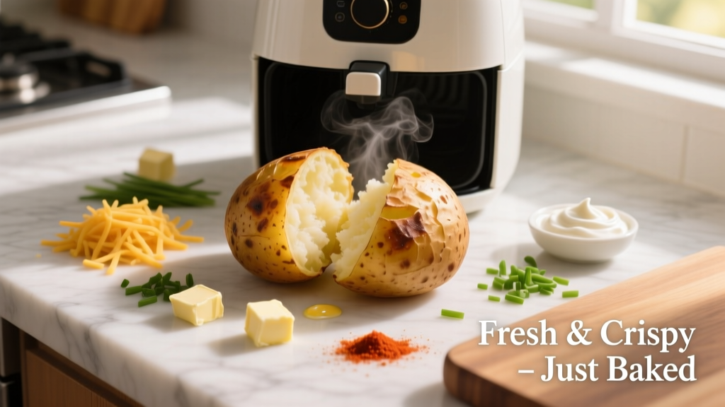 Perfect Baked Potatoes in an Oven Air Fryer