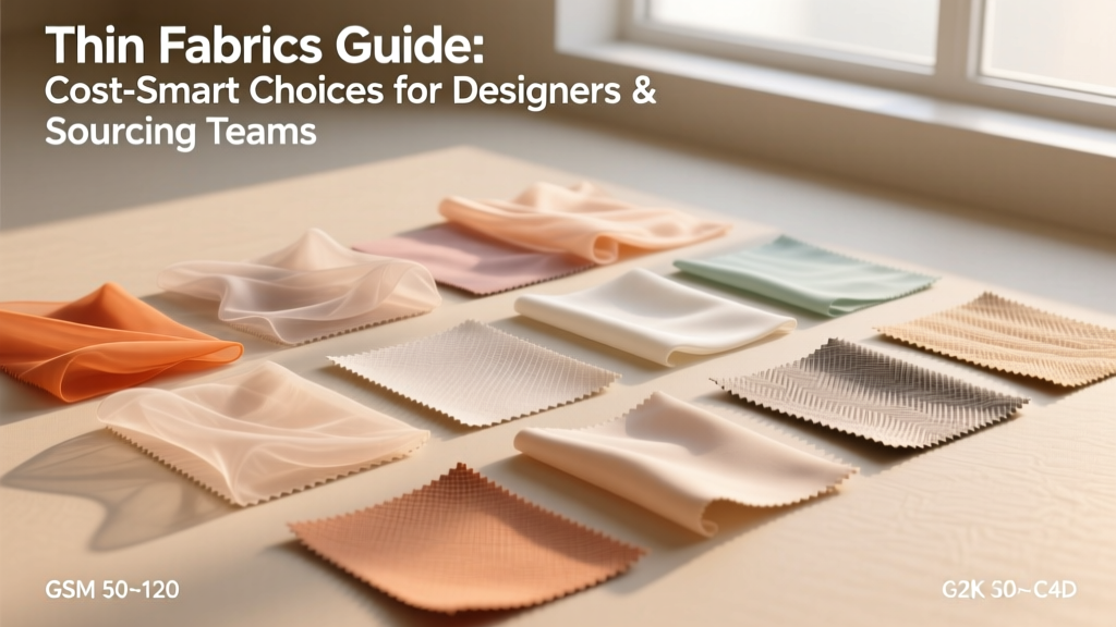 Thin Fabrics Guide: Cost-Smart Choices for Designers & Sourcing Teams