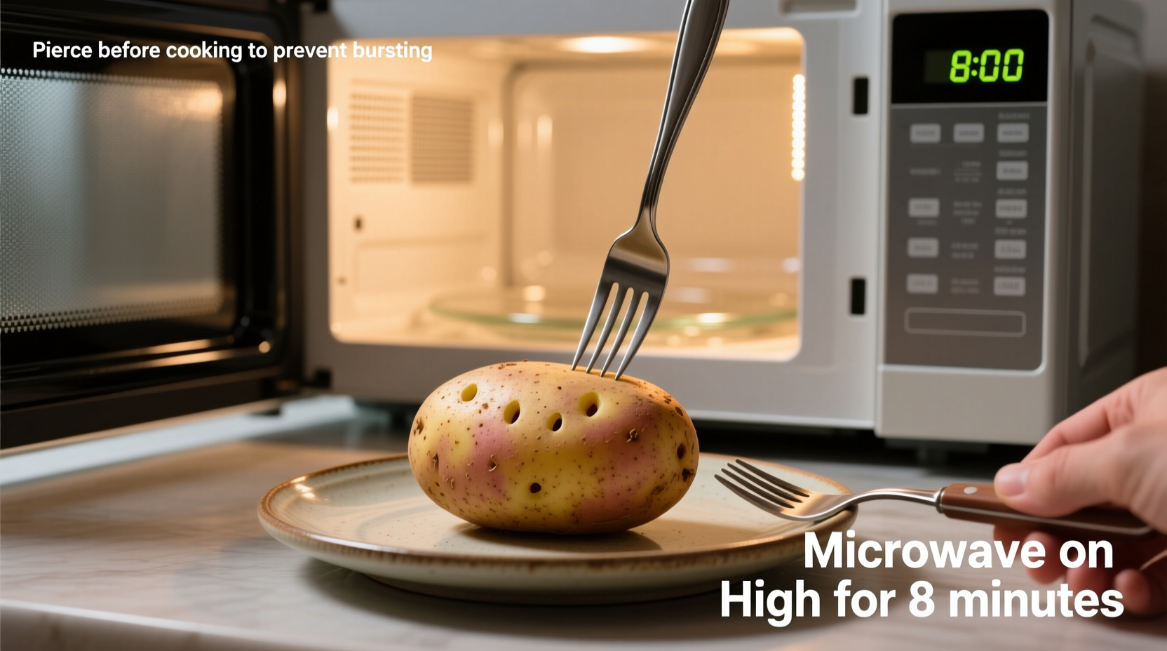 Microwave Baked Potato: 5-Minute Perfect Results