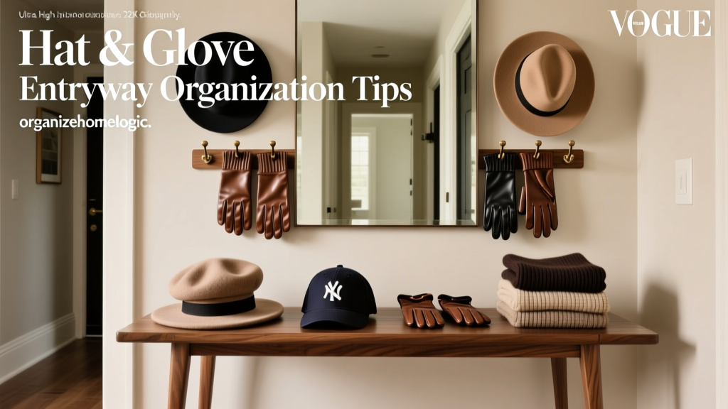 Hat & Glove Entryway Organization Tips