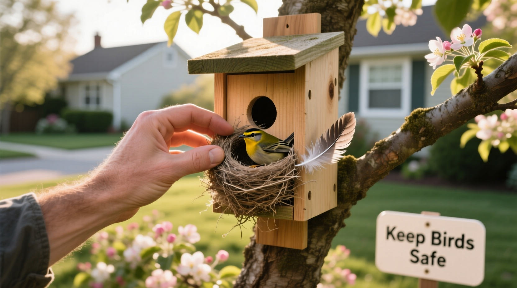 how do i stop birds from building nests