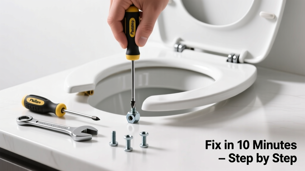 How to Fix a Loose Toilet Seat in Under 10 Minutes