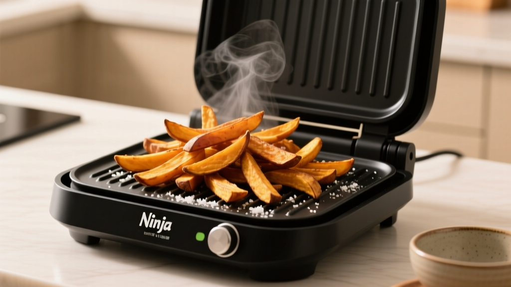 Perfect Sweet Potato Fries on Ninja Grill (Crispy & Easy!)