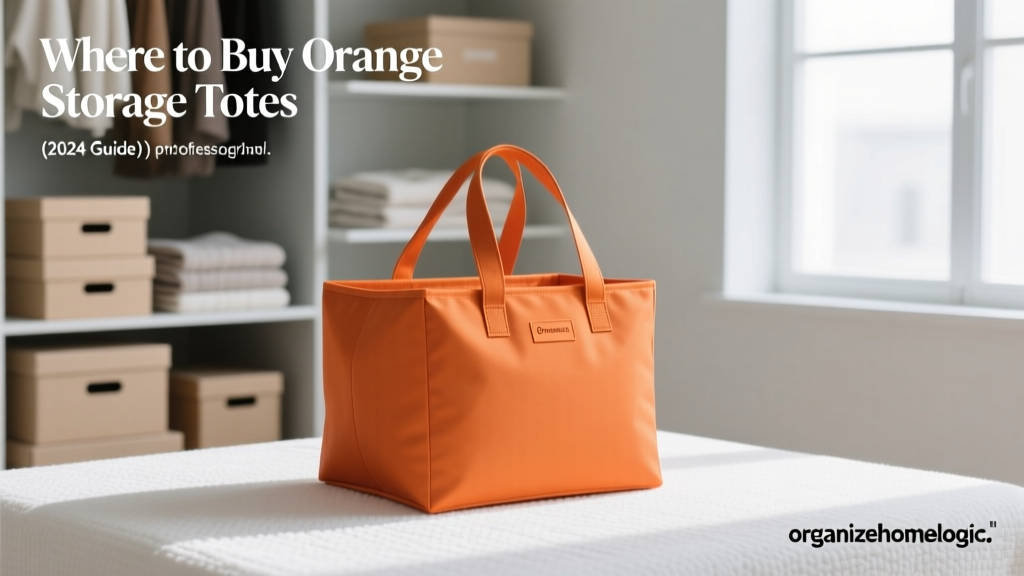 Where to Buy Orange Storage Totes (2024 Guide)