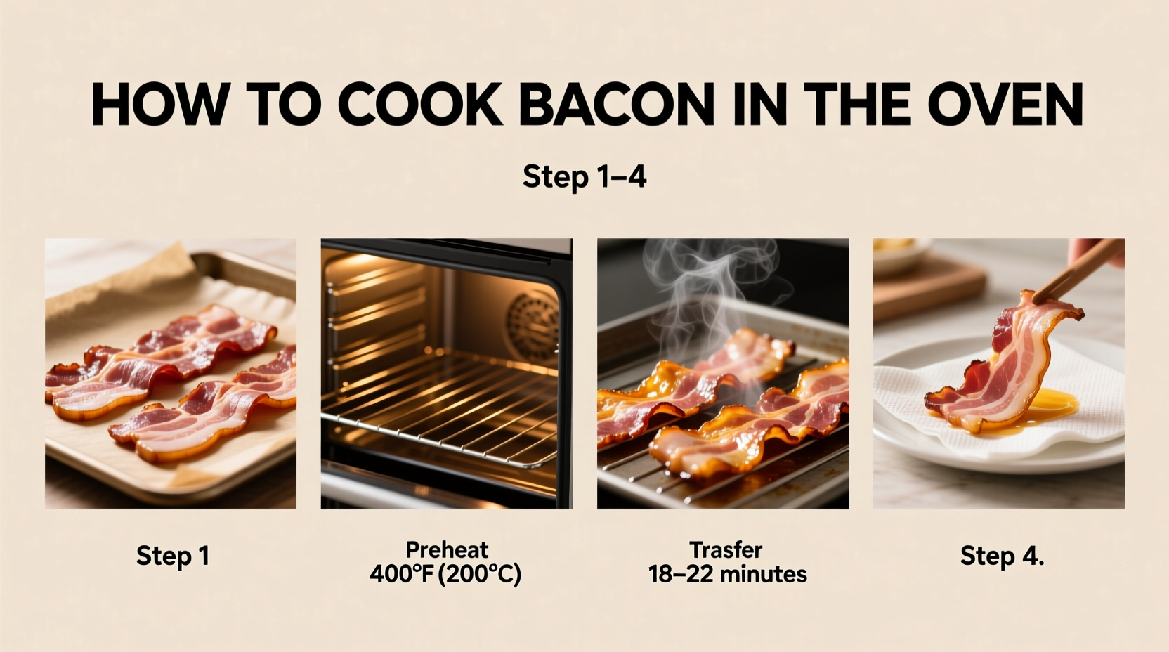 Korrekte Platzierung des Gitterrostes im Toasterofen