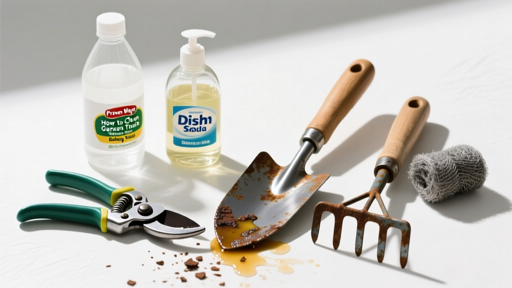 Proven Ways: How to Clean Garden Tools Without Baking Soda