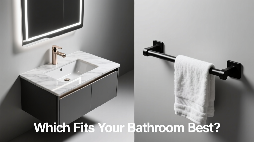 Vanity vs Towel Bar: Which Fits Your Bathroom Best?