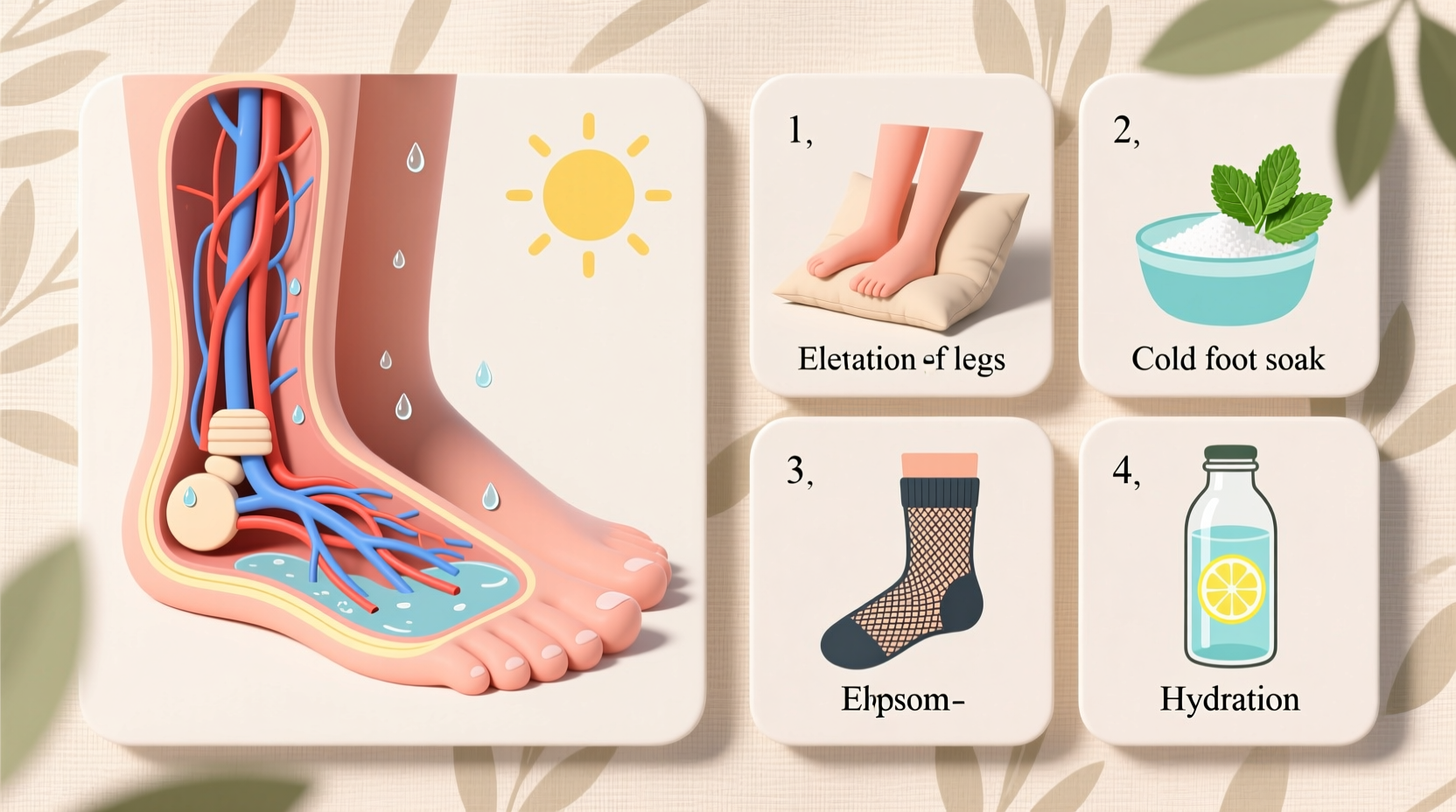 Why Do My Feet Swell In Hot Weather Natural Ways To Reduce Puffiness