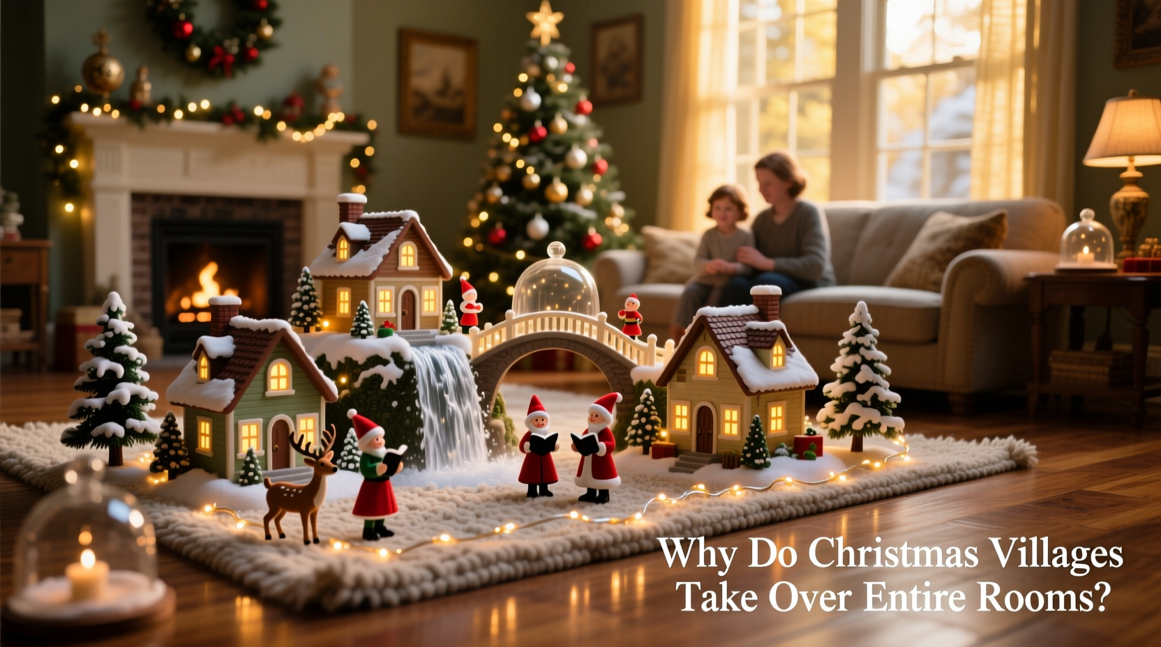 why do christmas villages take over entire rooms for some families