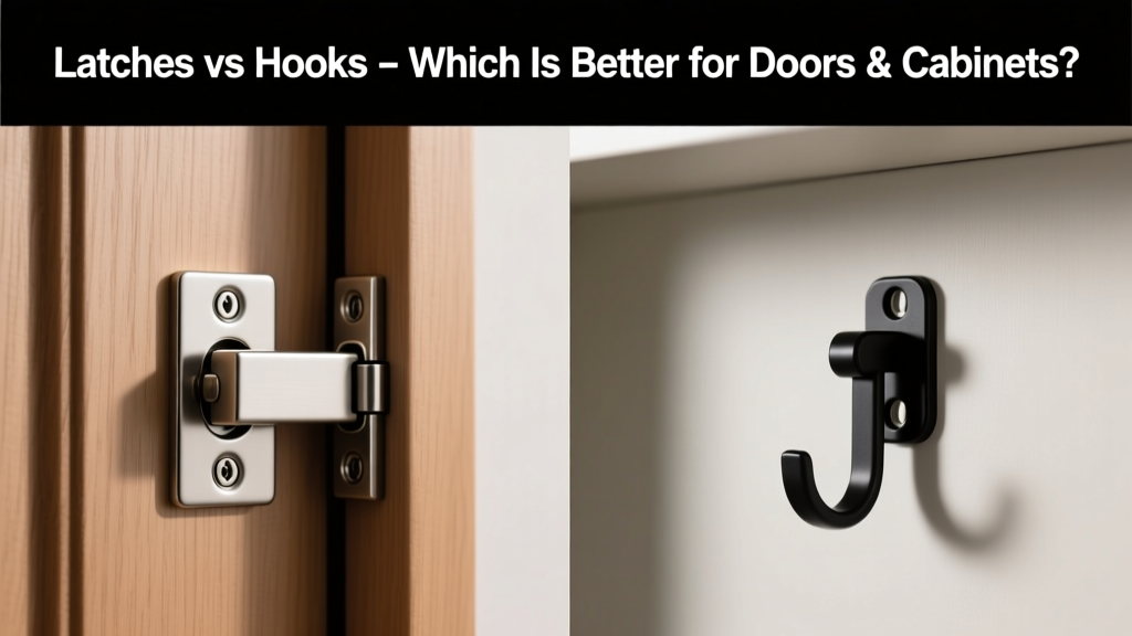 Latches vs Hooks: Which Is Better for Doors and Cabinets?