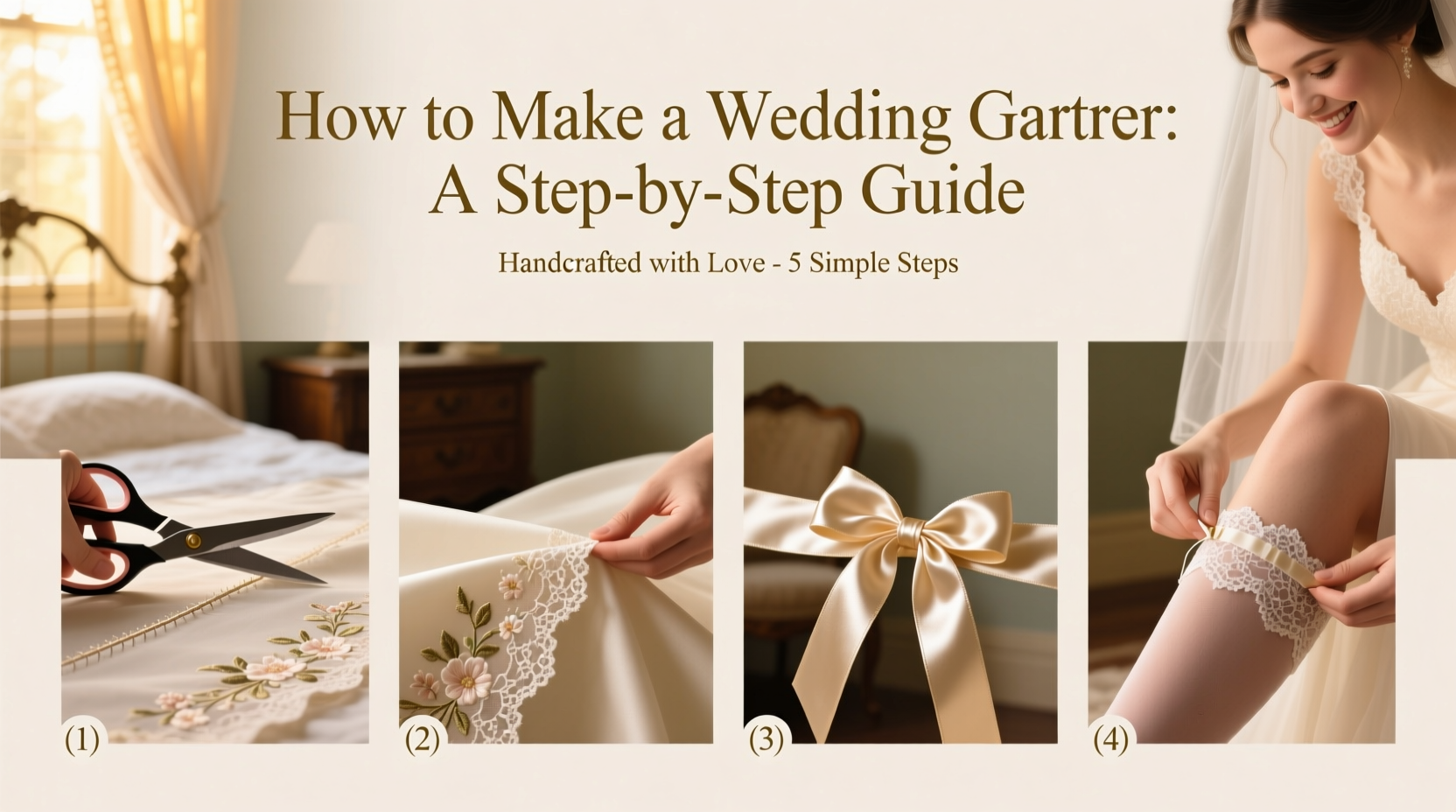 how to make a wedding garter