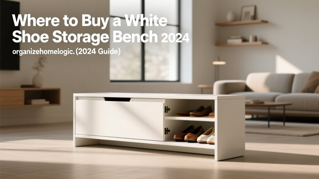Where to Buy a White Shoe Storage Bench (2024 Guide)
