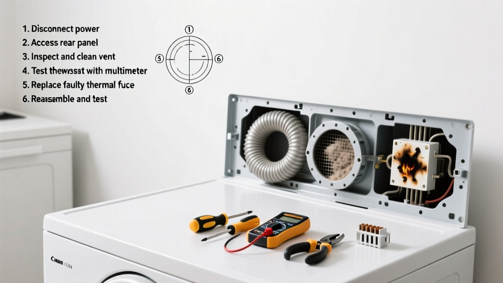 How to Fix a Dryer That Overheats: Step-by-Step Repair