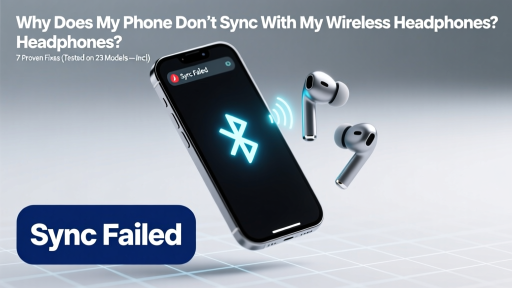 Phone Won’t Sync With Wireless Headphones? Fixes (2026)