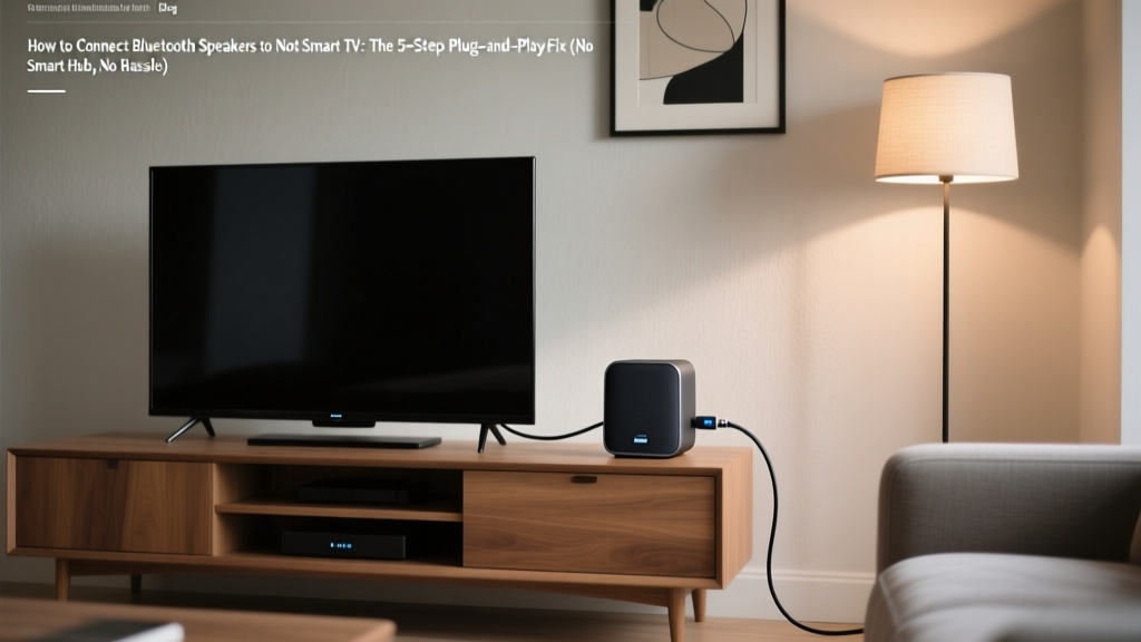 Bluetooth Speakers to Non-Smart TV: Easy Adapter Fix