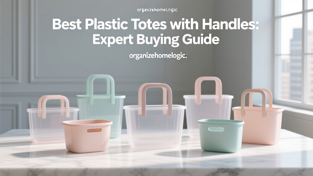 Best Plastic Totes with Handles: Expert Buying Guide