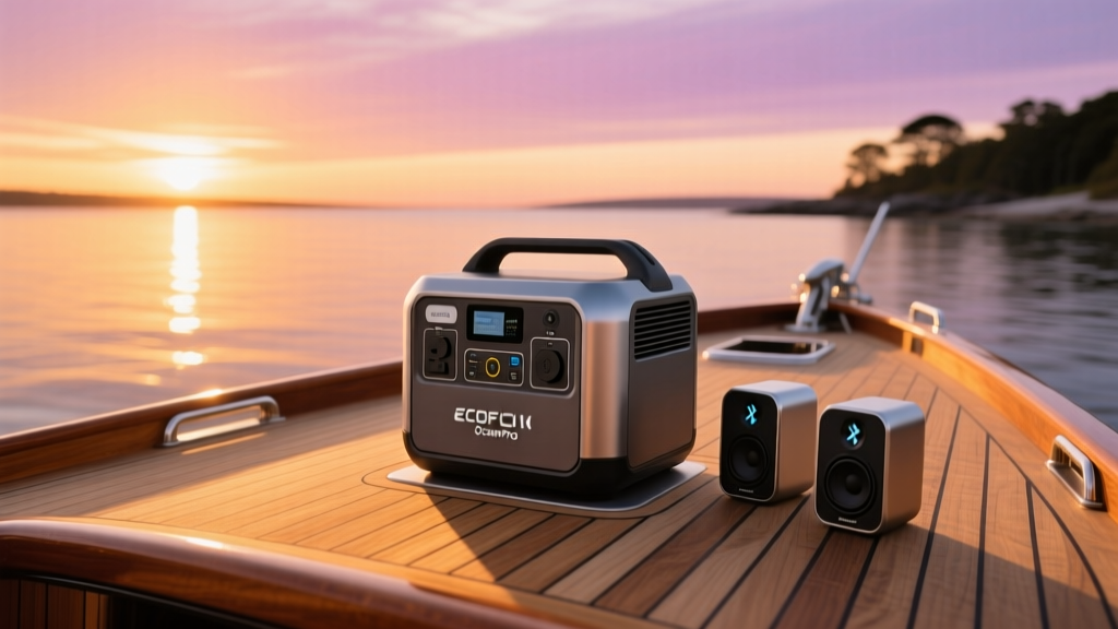 How to Power Wireless Audio with the EcoFlow OceanPro Marine Hub