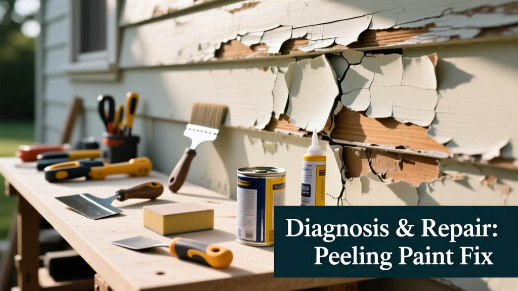 Noisy Exterior Paint Peeling: Diagnosis and Fix