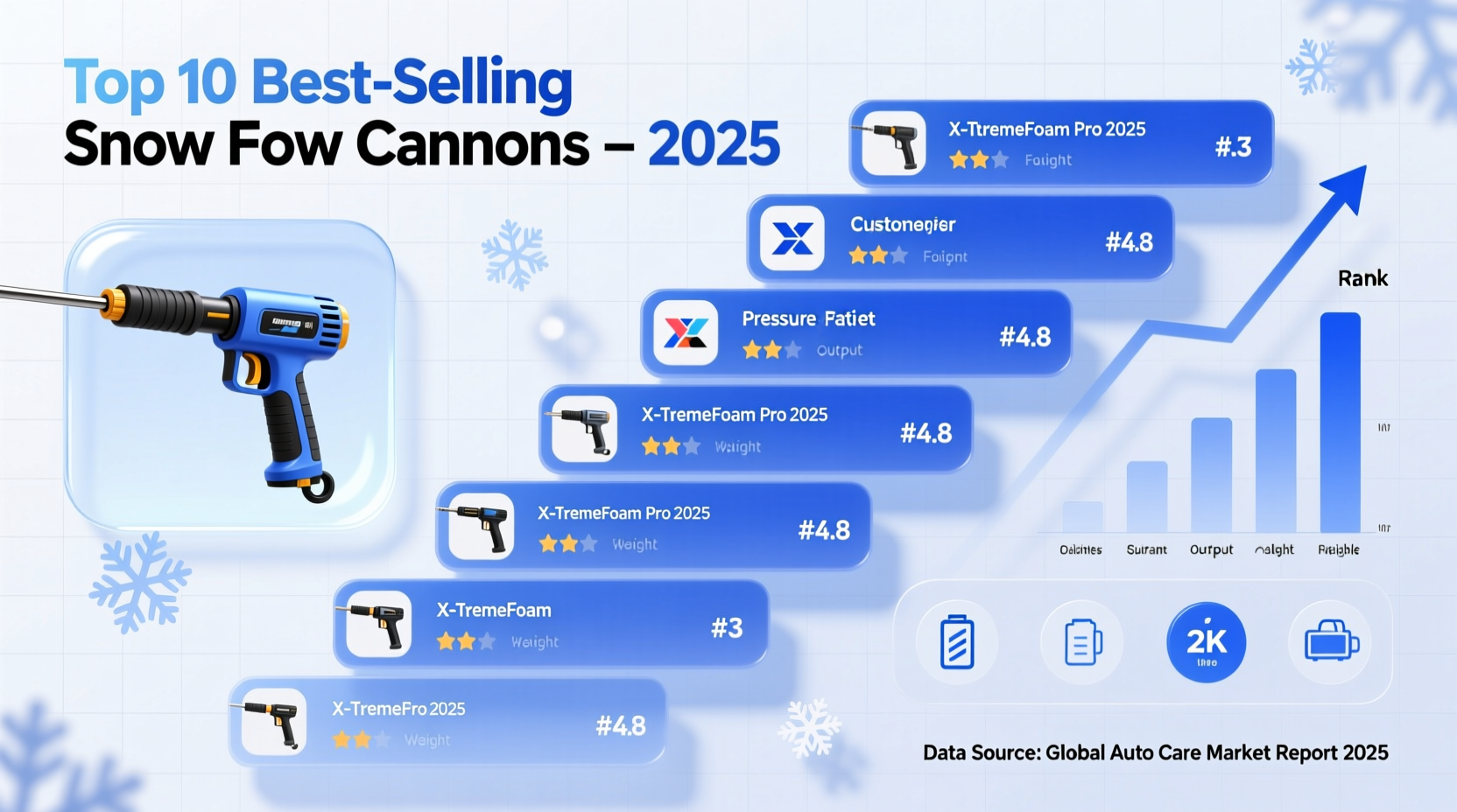 best selling snow foam cannon