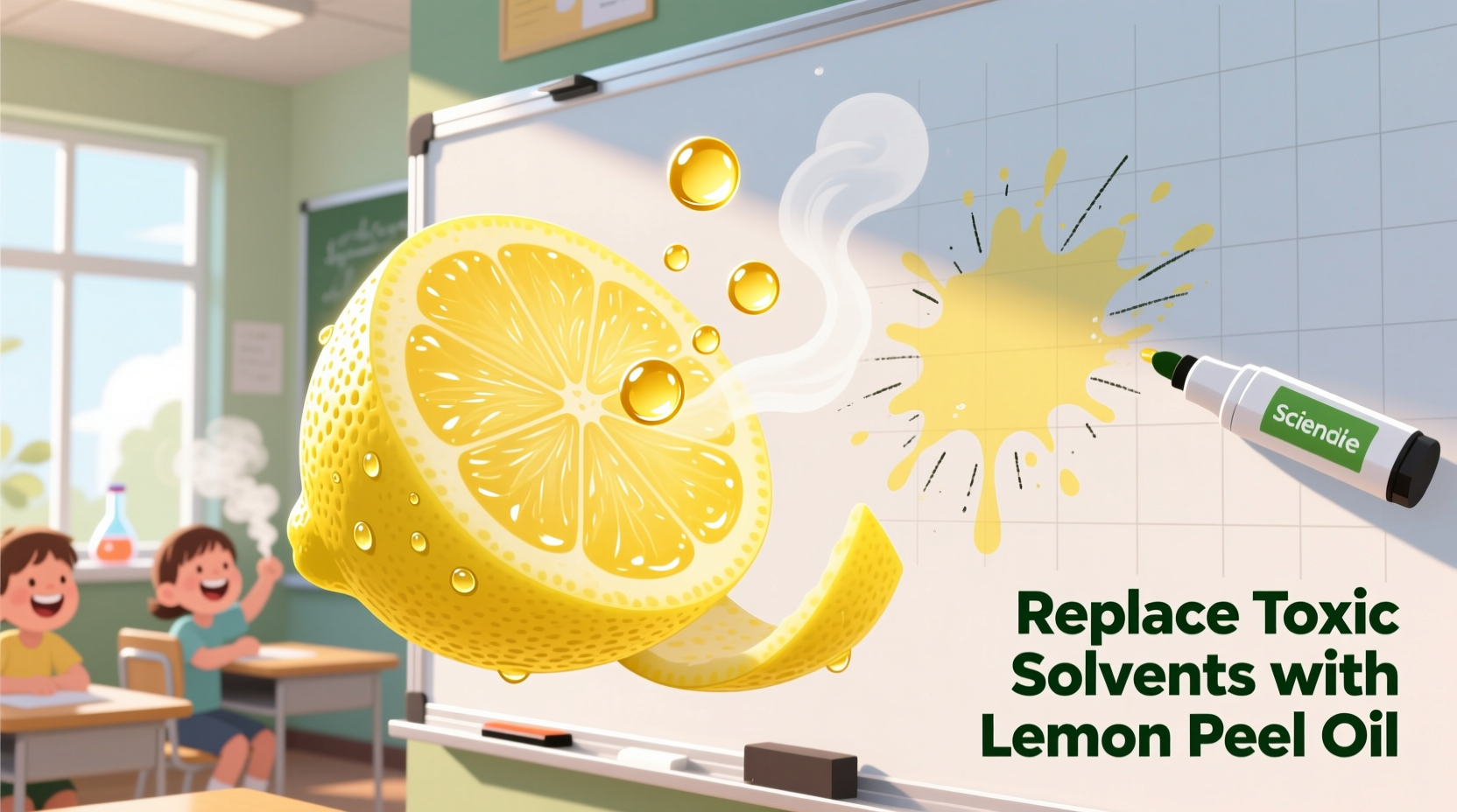 eco friendly cleaning remove permanent marker with lemon peel oil