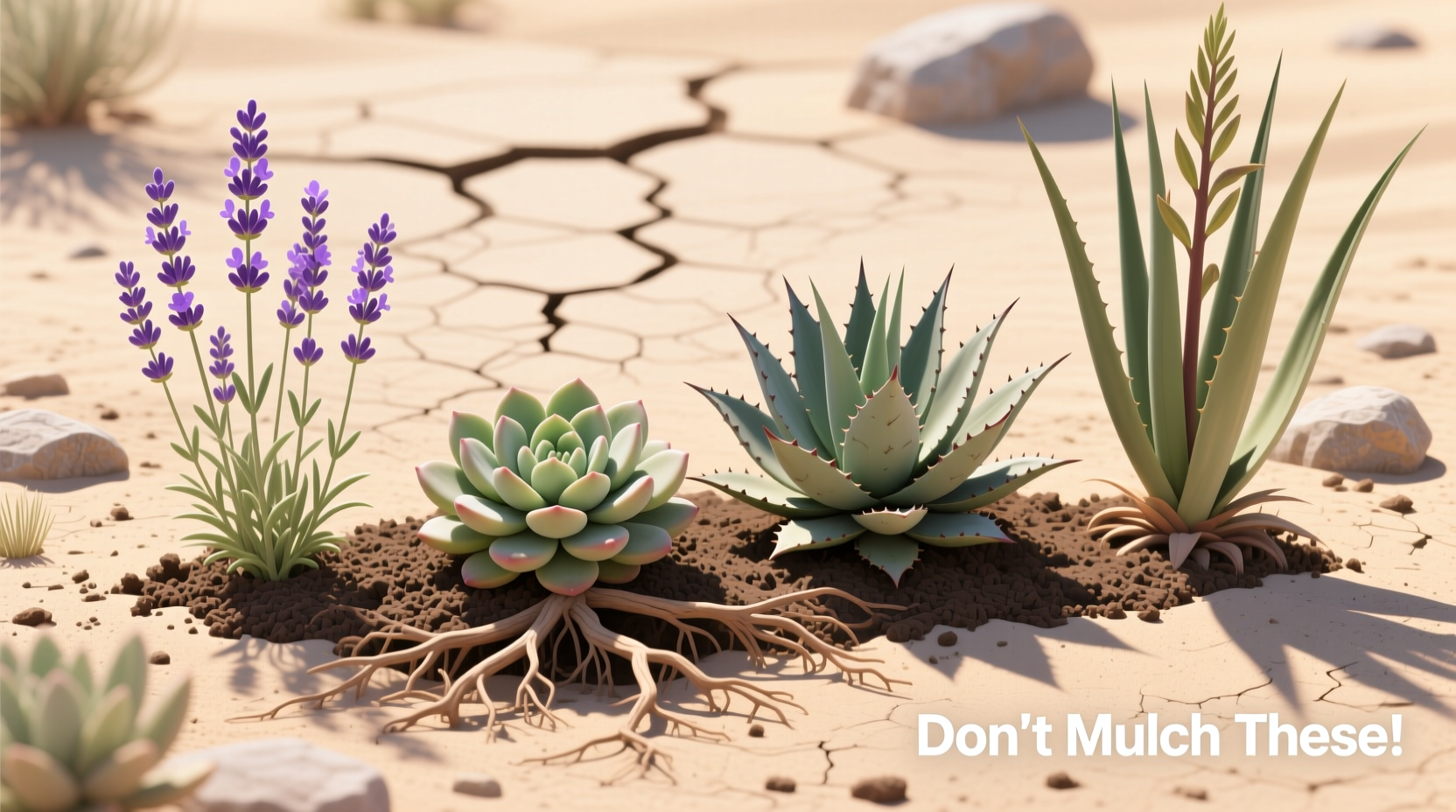 which plants you shouldnt bother mulching