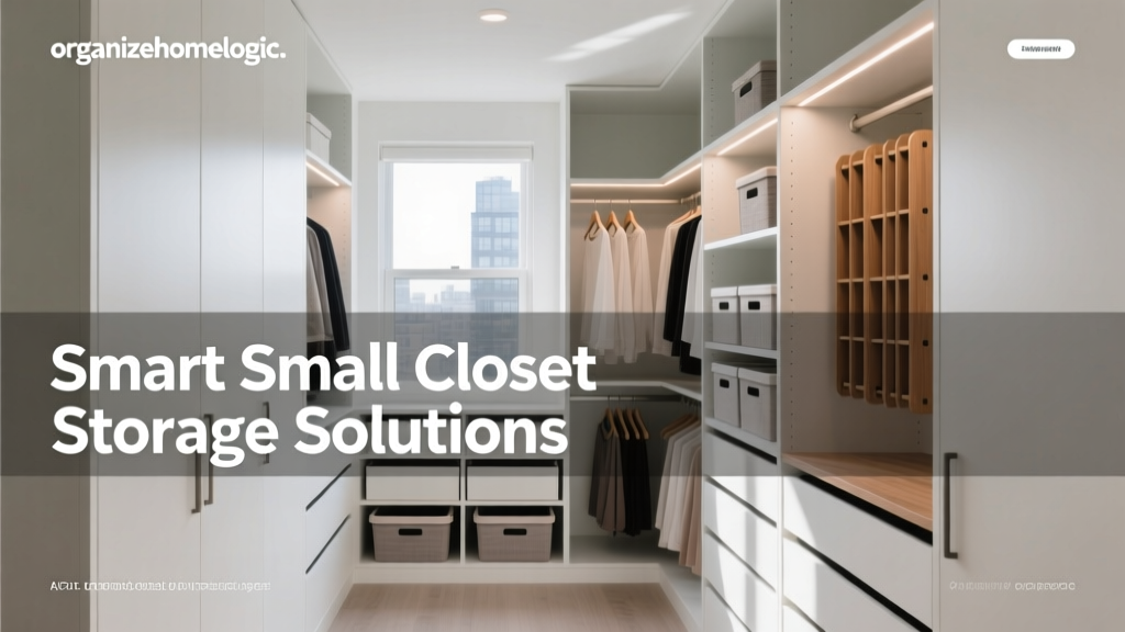Smart Small Closet Storage Solutions
