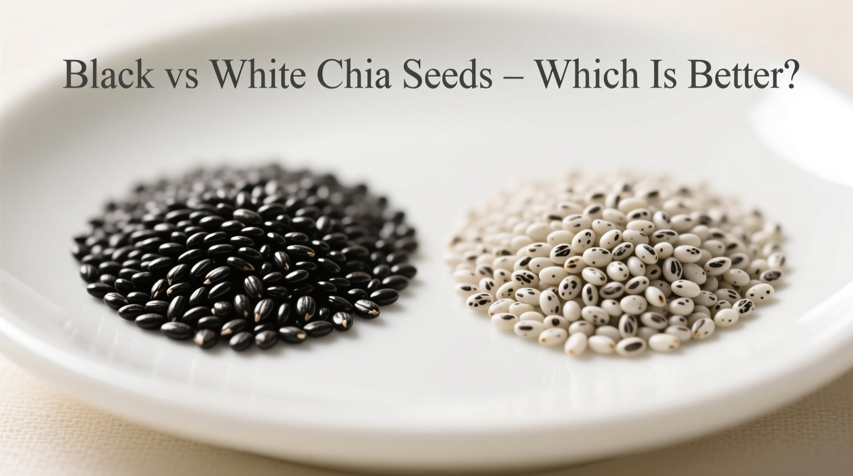 Black vs White Chia Seeds: The Nutritional Truth