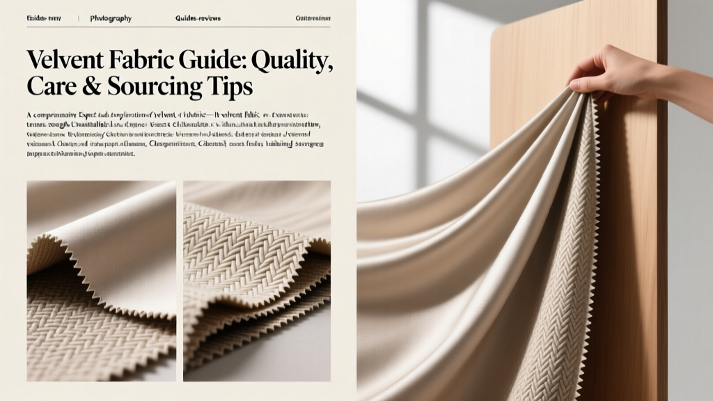 Velvent Fabric Guide: Quality, Care & Sourcing Tips