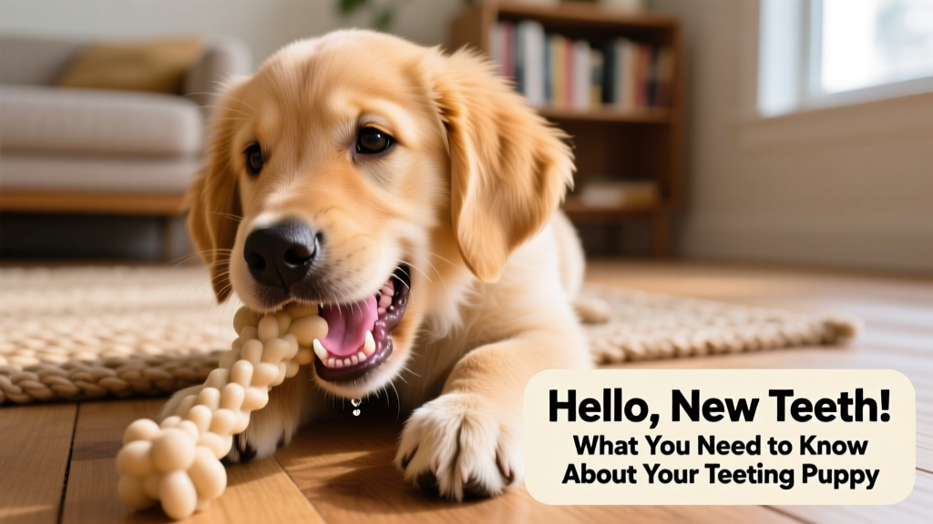 Hello New Teeth! What You Need to Know About Your Teething Puppy