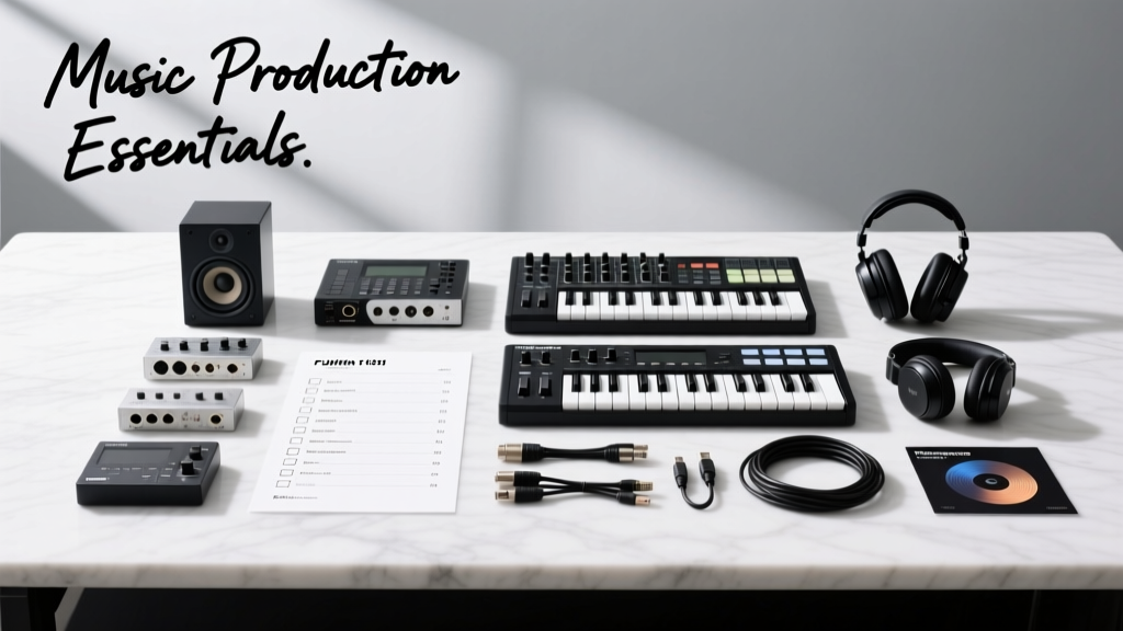 Music Production Tools Checklist: Essential Gear and Software for Professional-Grade Results