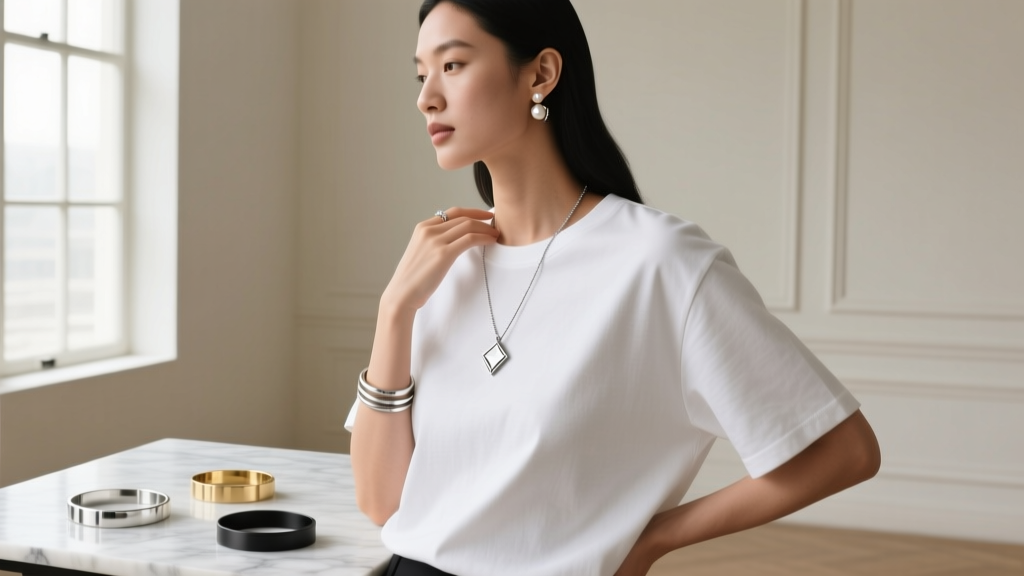 Minimalist Jewelry for White T-Shirts: Style Guide