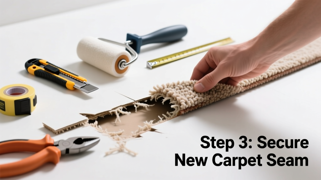 How to Replace a Buckling Carpet's Damaged Section