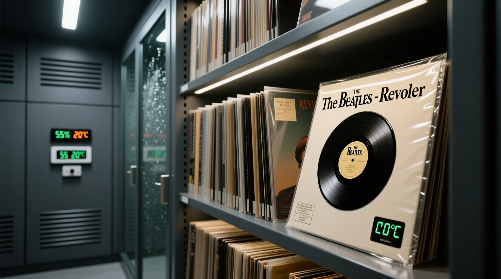 closet organization tips for vinyl record jackets
