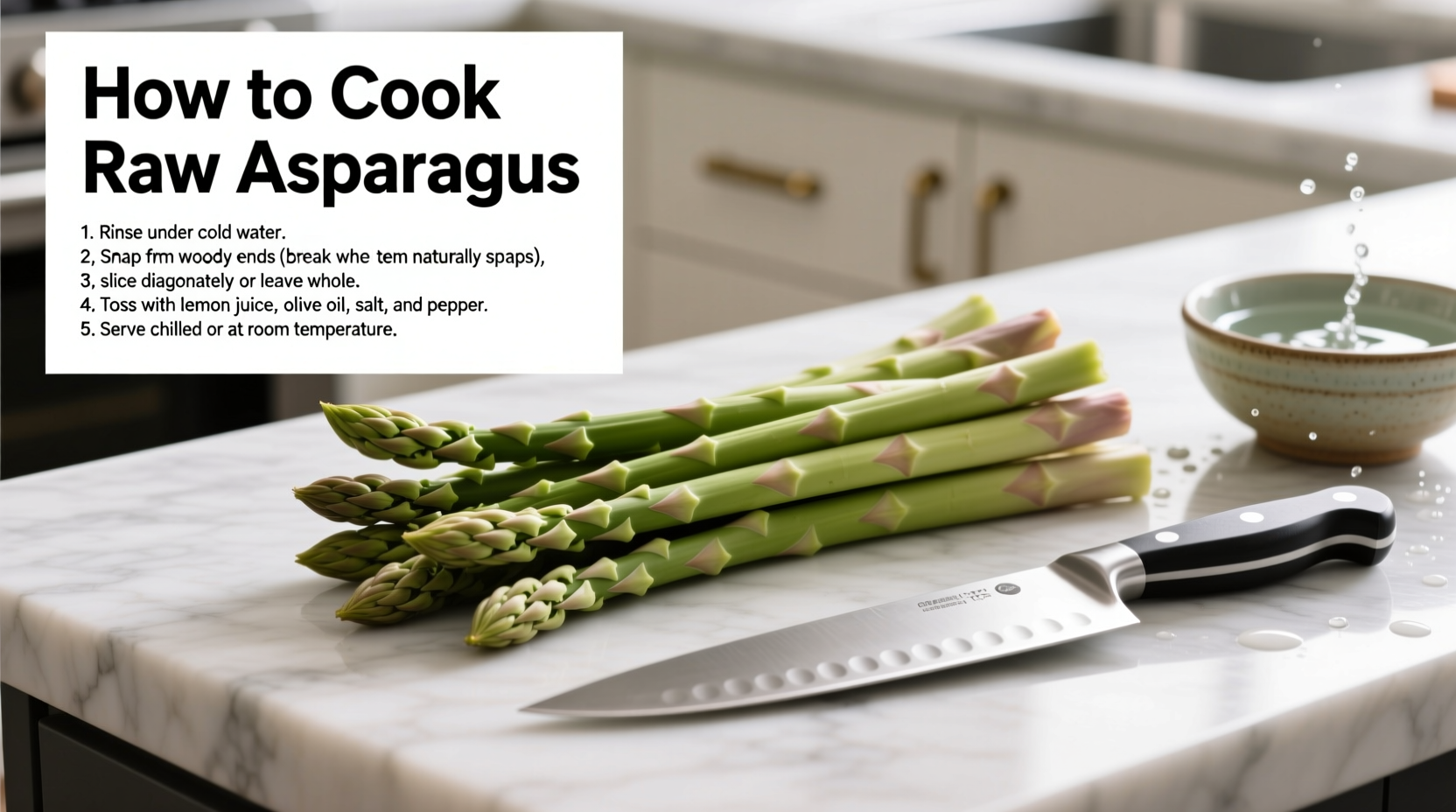 how to cook raw asparagus