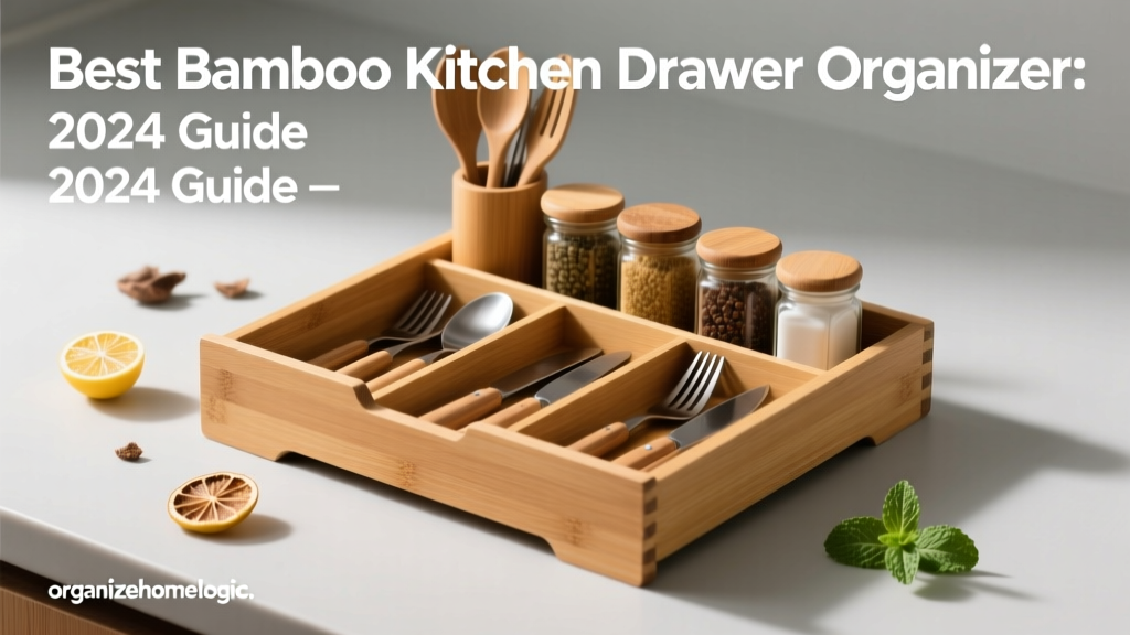 Best Bamboo Kitchen Drawer Organizer: 2024 Guide