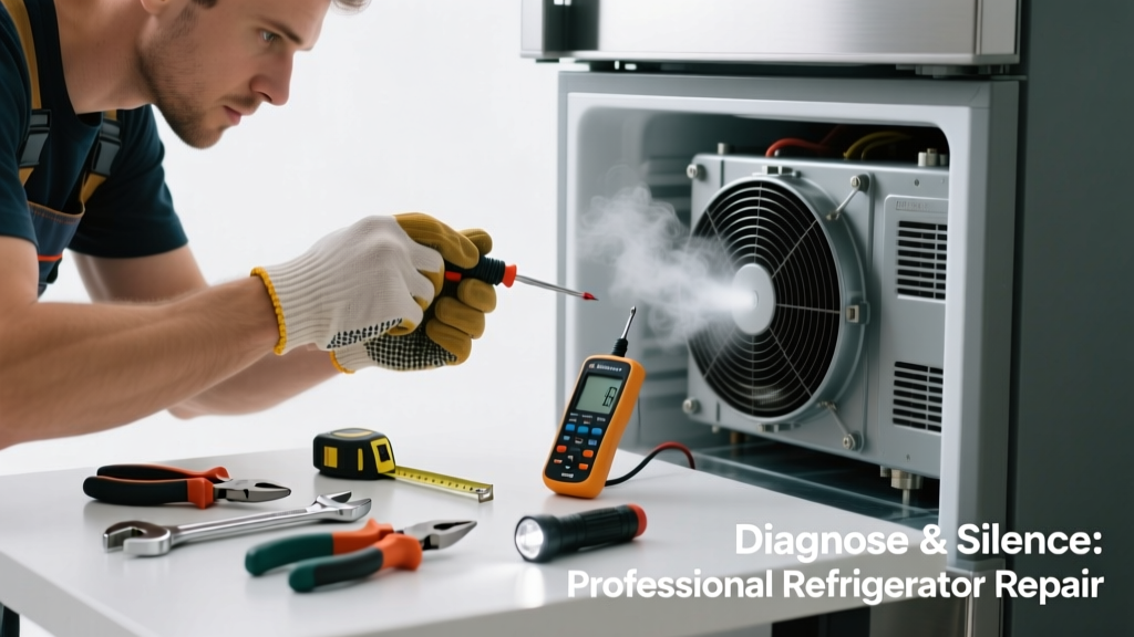 Fixing a Noisy Refrigerator: Diagnose & Silence Unusual Sounds