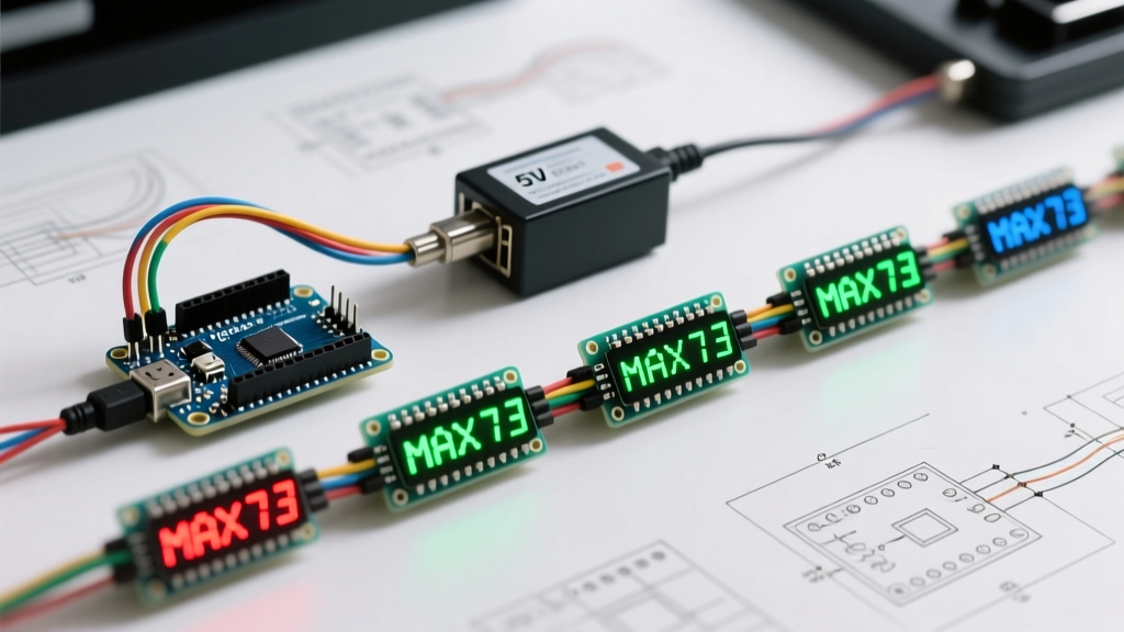 MAX7219 Arduino Tutorial: Wiring and Coding LED Matrices
