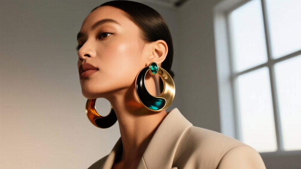 How to Style Oversized Hoop Earrings Like a Pro